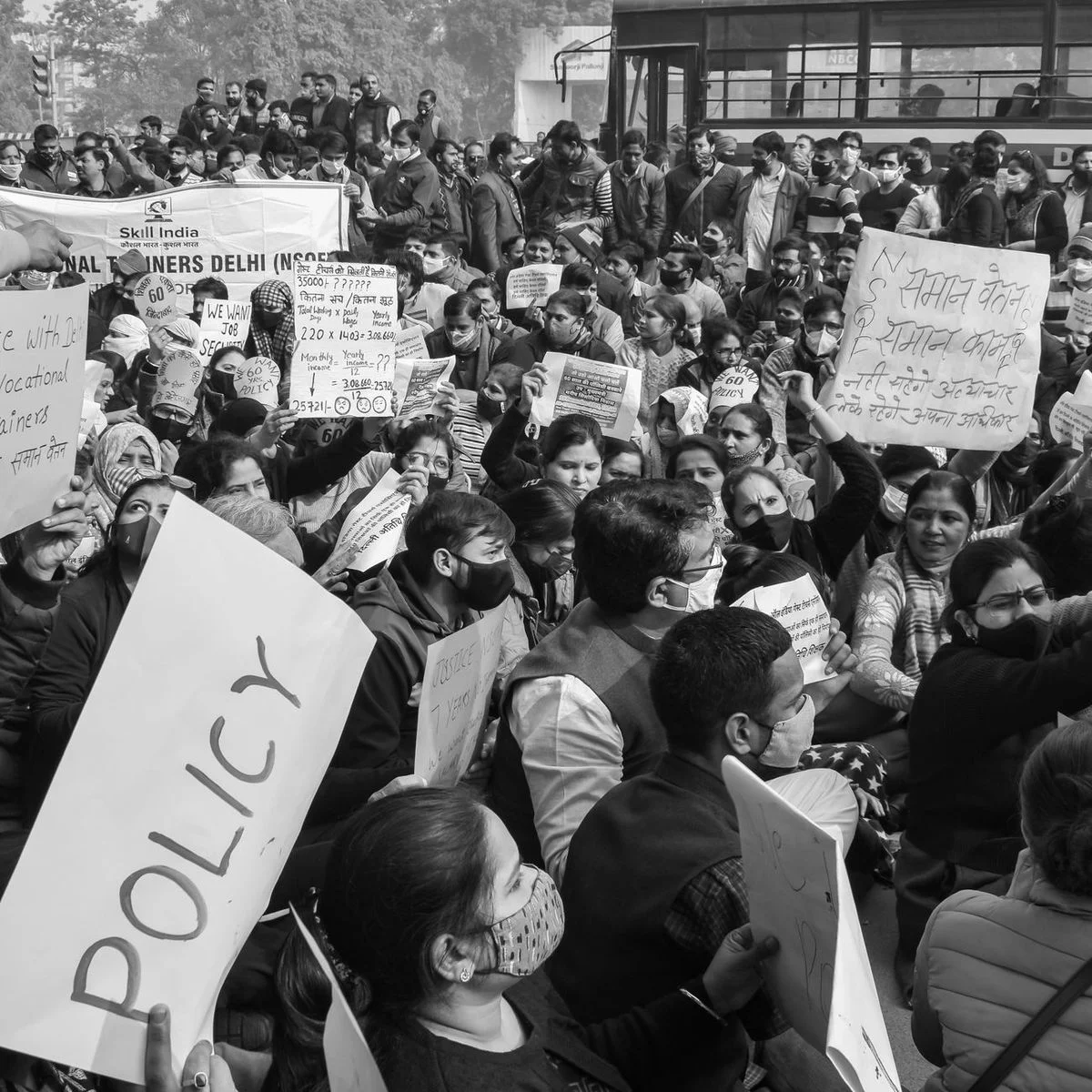 Delhi Protests: Students Defy Lockdown Amid Movement